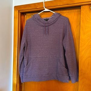 Women’s Champion elite purple Heathered hoodie, size L
